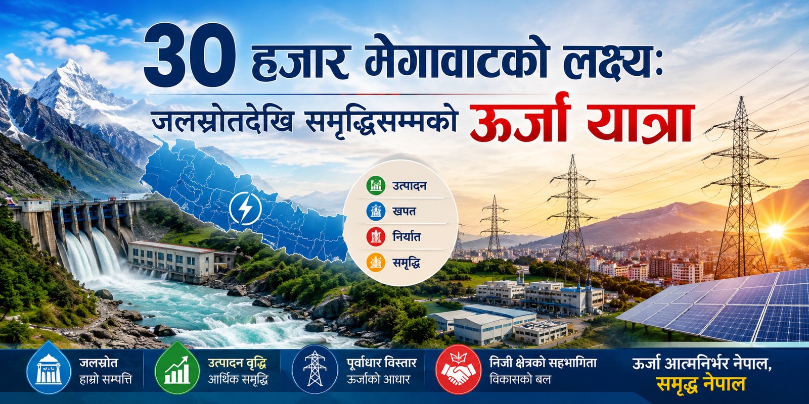 विद्युत्‌बाट समृद्धि : ३० हजार मेगावाटको लक्ष्यतर्फ निजी क्षेत्र
